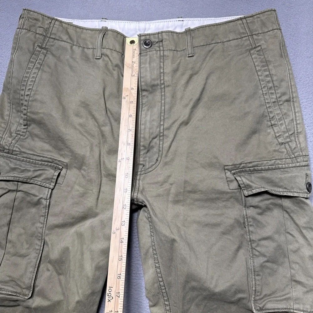 Levis‎ Ace Cargo Pants Mens 36x30 (36x28) Green Twill Military Straight Utility